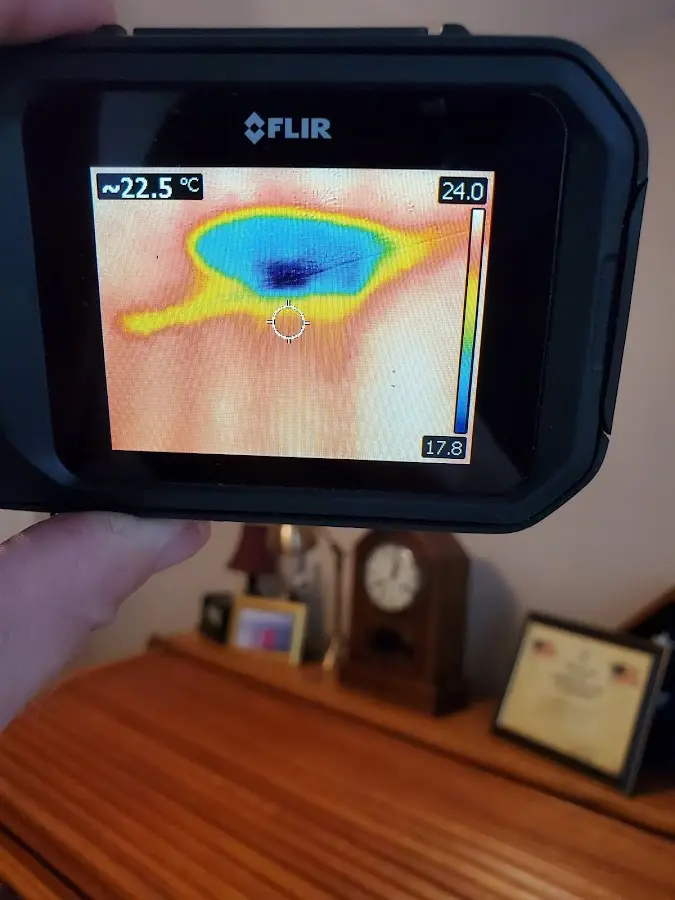Thermal imaging inspection for water damage in Loveland