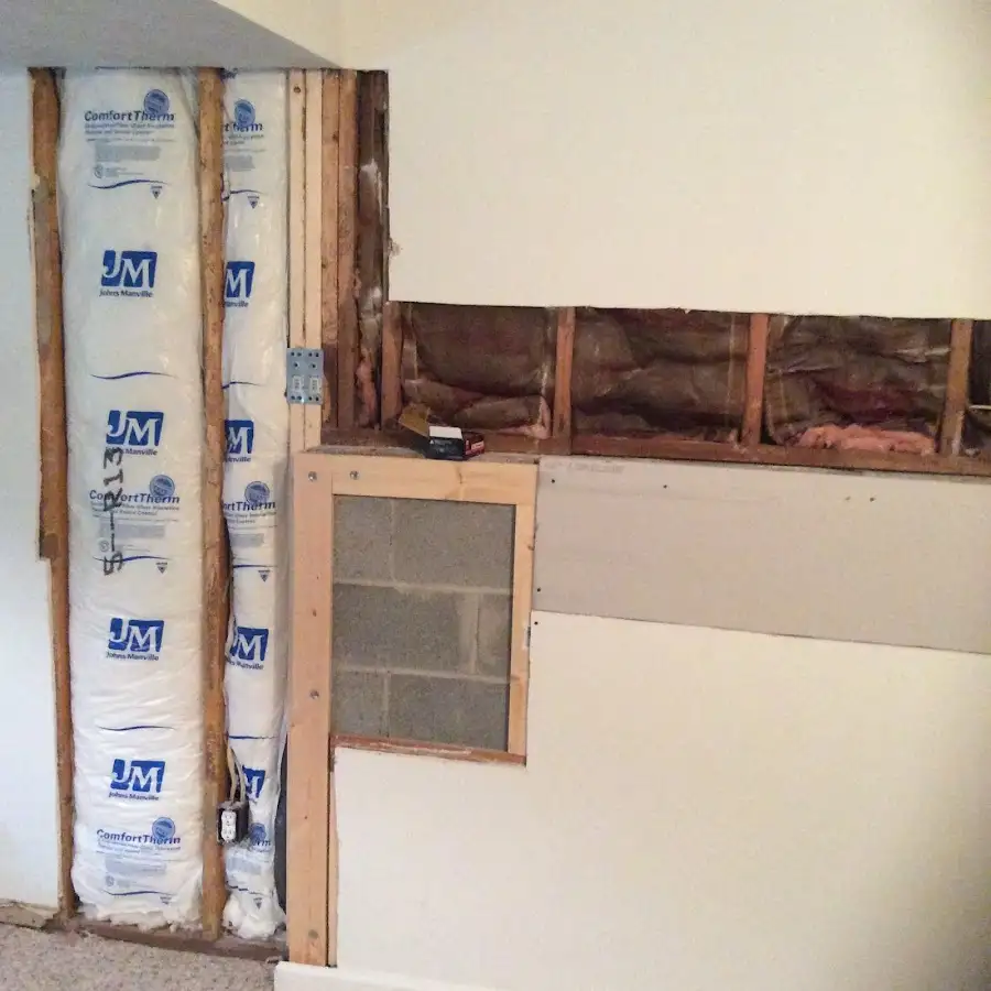 Wall insulation replacement during Odor Removal & Deodorization in Loveland